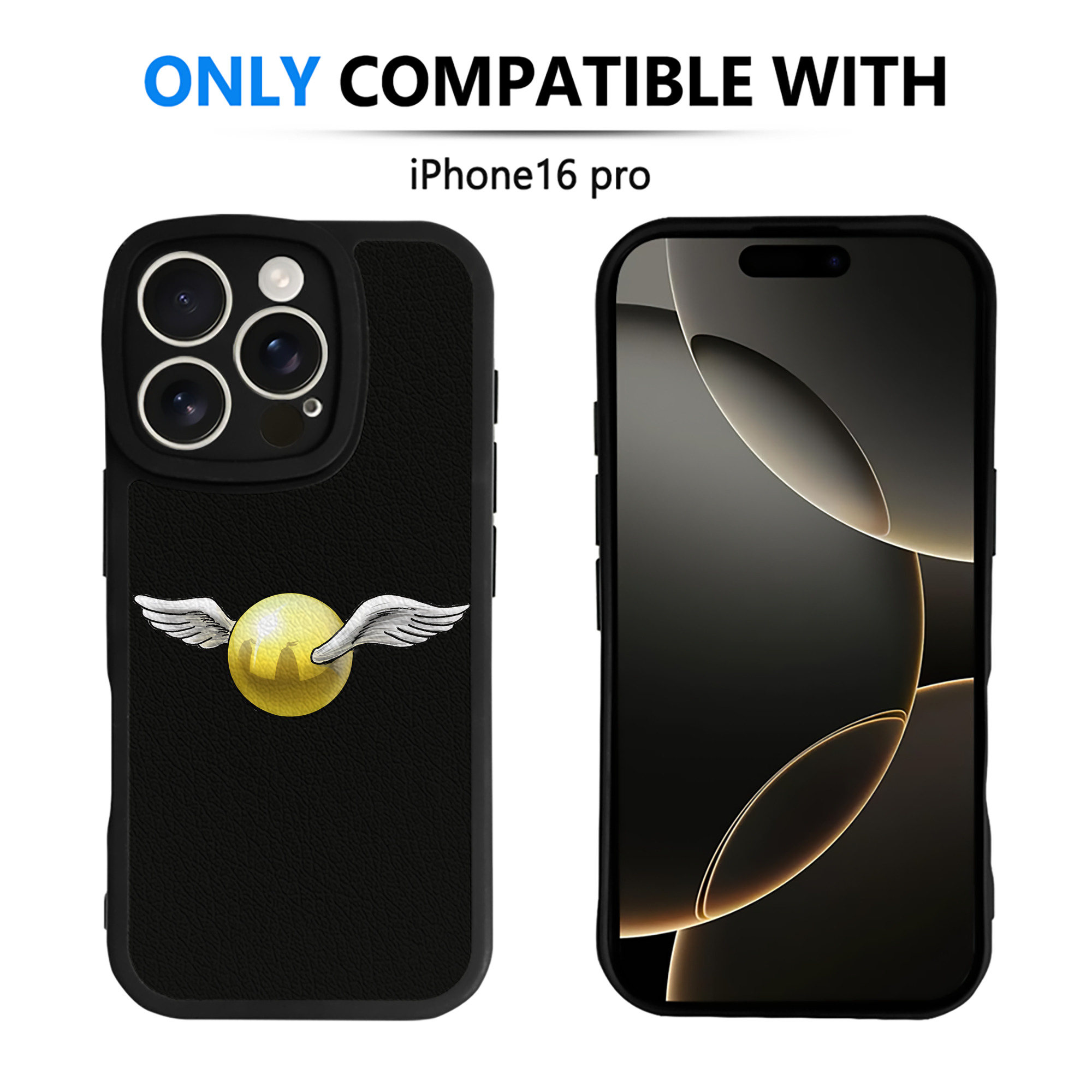 （画像用） Harry Potter ハリー・ポッターシリーズ 【iPhone 16シリーズ対応】シリコンスマホケース（レザー調） 材質：シリコン